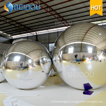 Decorative 20 Inch Gold Mirror Balls Factory Wholesale Mini Disco Inflatable Mirror Ball